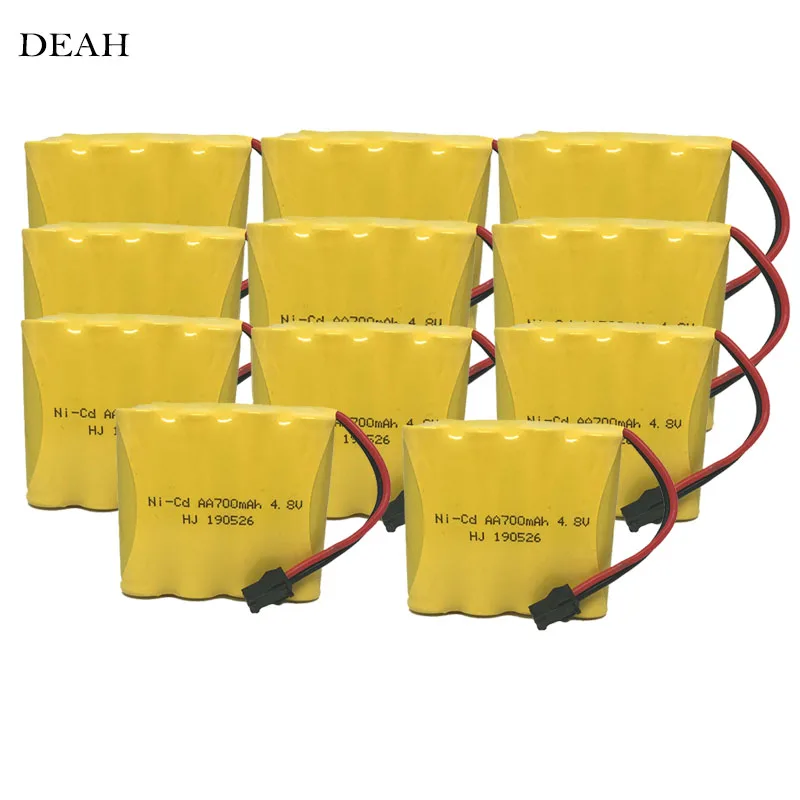 

4.8V AA 4*AA 700mAh Ni-Cd Rechargeable battery pack For Remote Control RC toy electric lighting security facilities robot