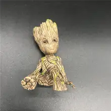 Baby Groot Guardians of The Galaxy 2 Tree Man Baby Sitting Model Toy Gift