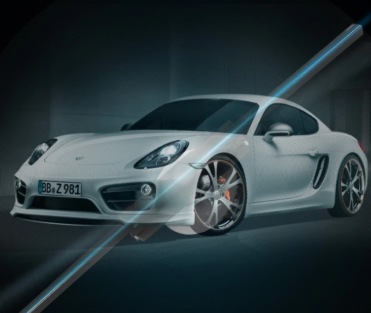 OEM LED projector Holographic naked eye 3D advertising display