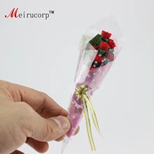 Кукольный домик 1:12 Масштаб миниатюры романтическая красная роза 09821