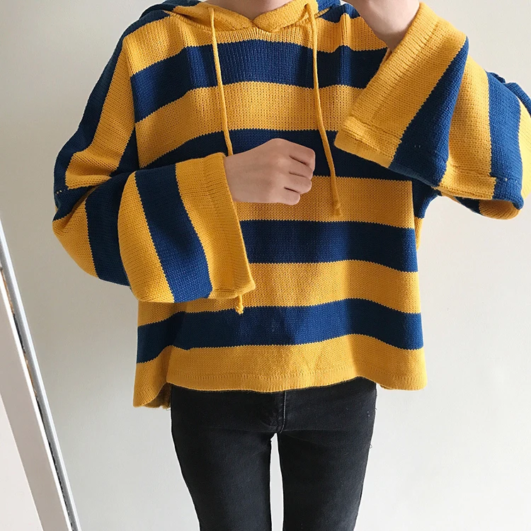 Mulheres kawaii tricô solto design curto bonito