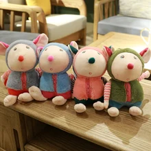 Муравей, 25 см, милая маленькая мышка, плюшевая игрушка, рождественский подарок, новогодние, вечерние, подарок, захватывающая кукла, подарок на день рождения