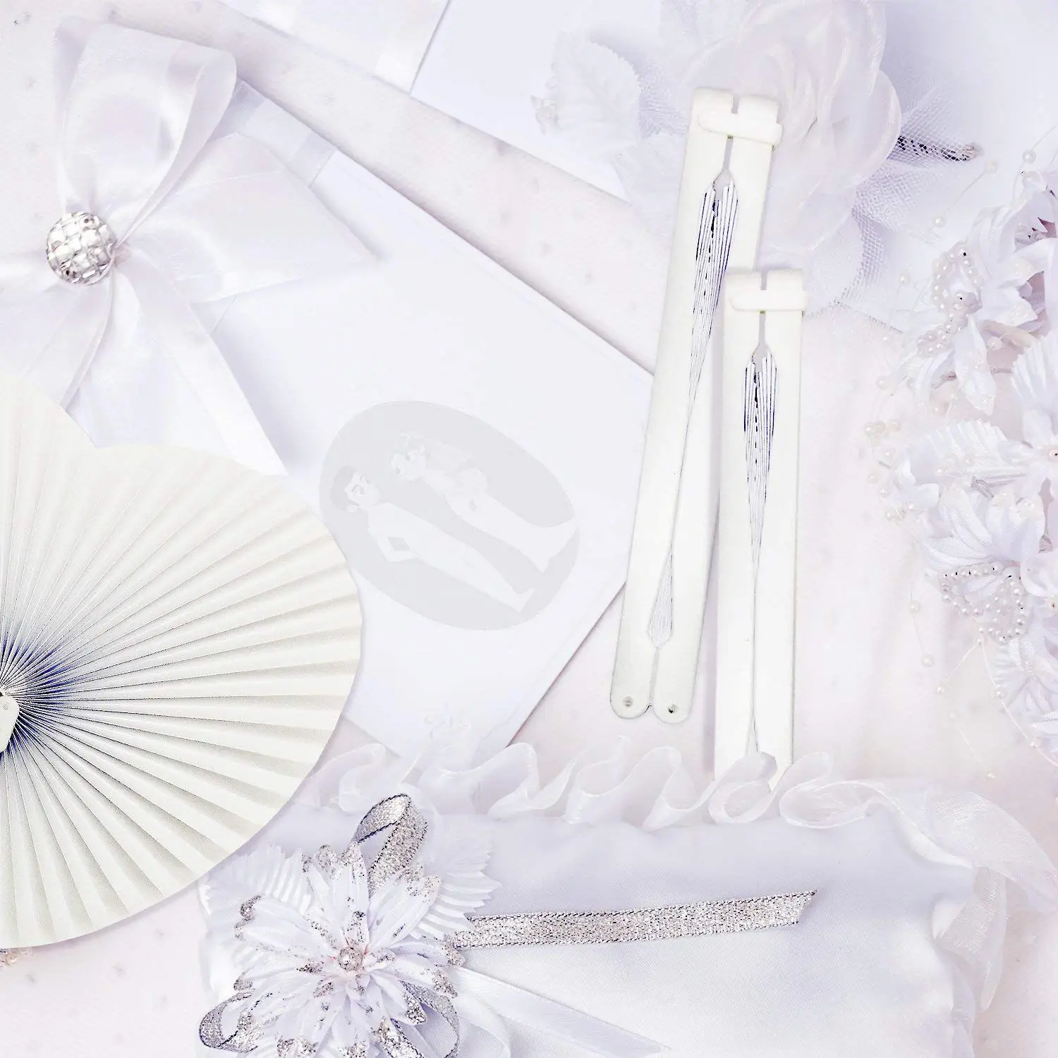 30 шт карманные бумажные вентиляторы складной ручной вентилятор в форме сердца для свадебной вечеринки для гостей Свадебные украшения на день рождения(белый