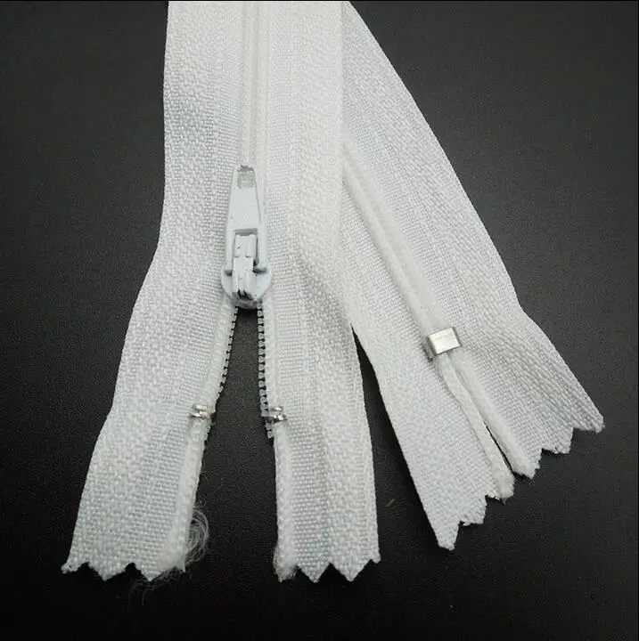 45 55CM Zippers White Color wholesale(5 pieces/lot)3 DIY Nylon Coil