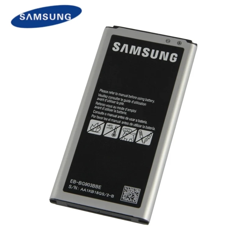 EB-BG903BBE сменная батарея samsung для Galaxy S5 NEO G903F G903W, настоящая батарея EB-BG903BBE телефона с NFC 2800 мАч