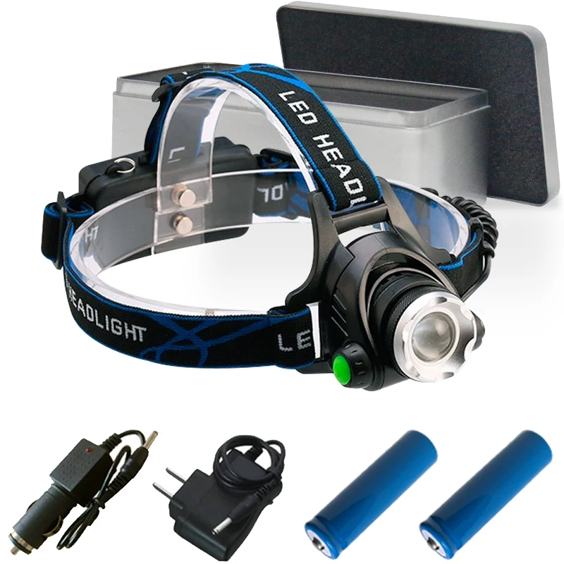 

light fishing White yellow light xm l2 headlamp headlight t6 rechargeable 18650 waterproof head torch led lamp hunting lantern