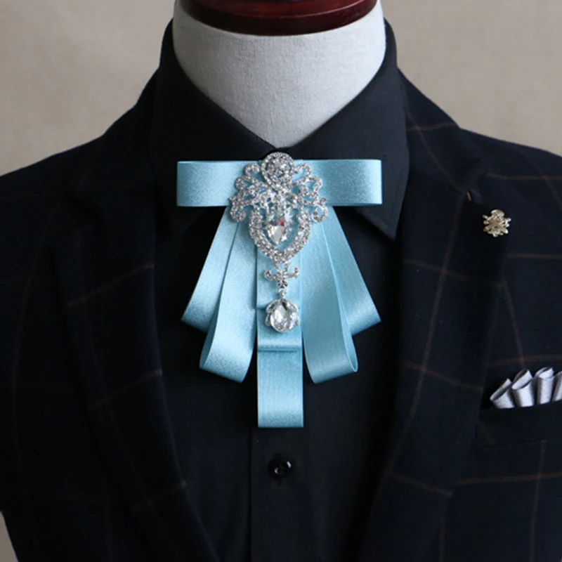 Mantieqingway Business Wedding for Mens Collar Bowtie Grooms Tuxedo Bow