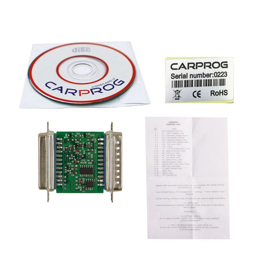 Автомобильный программатор Carprog V10.93 V8.21 21 адаптер Чип ECU 10 93 8 онлайн инструмент