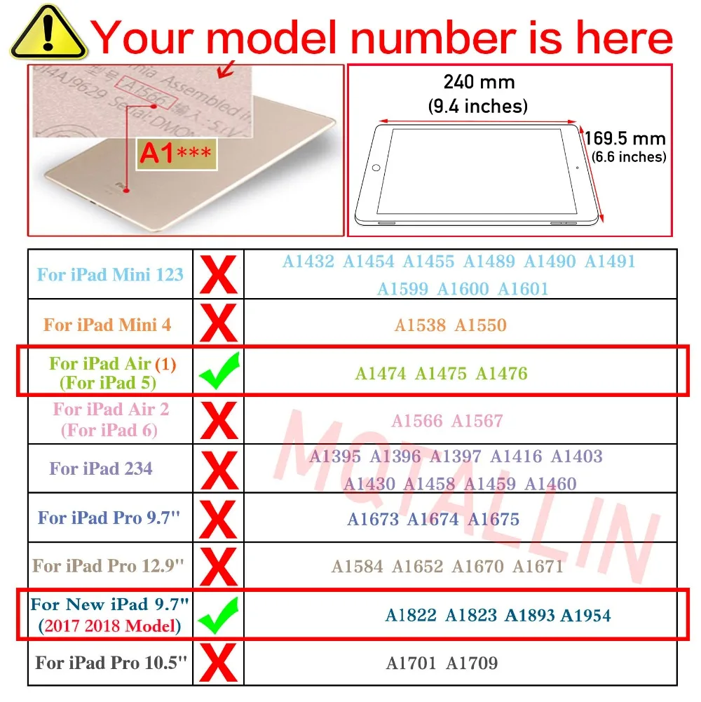 Популярный чехол для Apple iPad Air 9 7 дюйма A1474 A1475 A1476 retina ультратонкий Автоматический