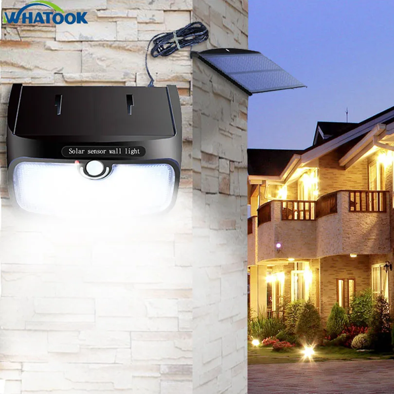 

Led Garden Solar Lamp Motion Sensor Wall Light 3 Mode 38 LED Separable Solar Power Light Super Bright Security Waterproof Lights