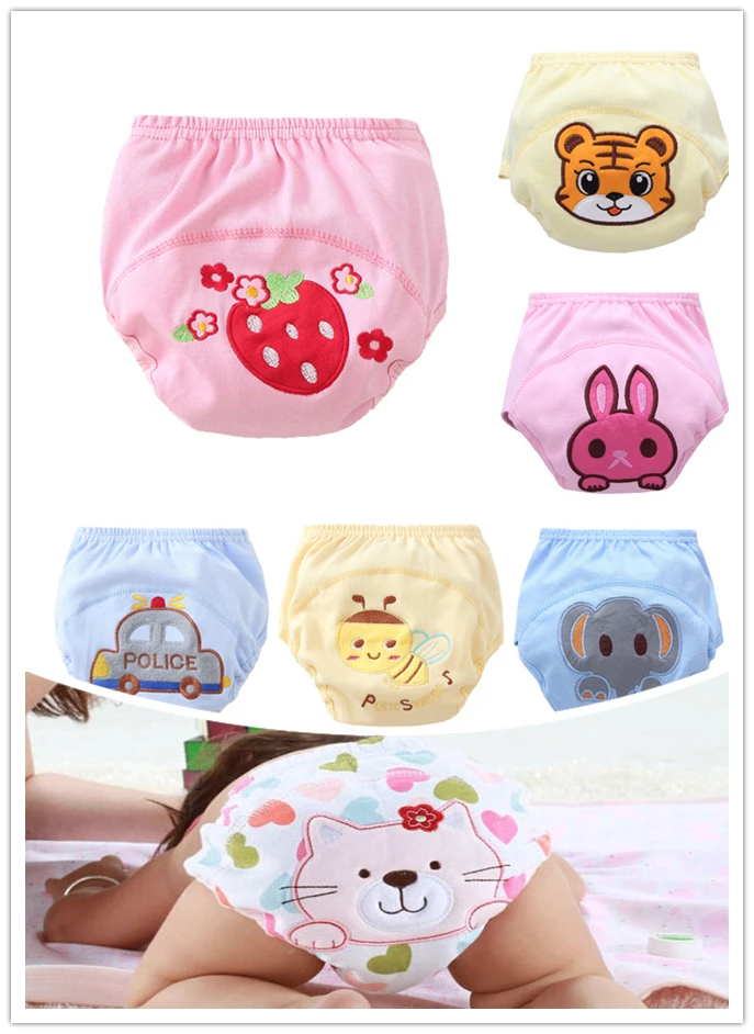 Baby cloth diaper Washable nappies/Children Reusable Underwear/100