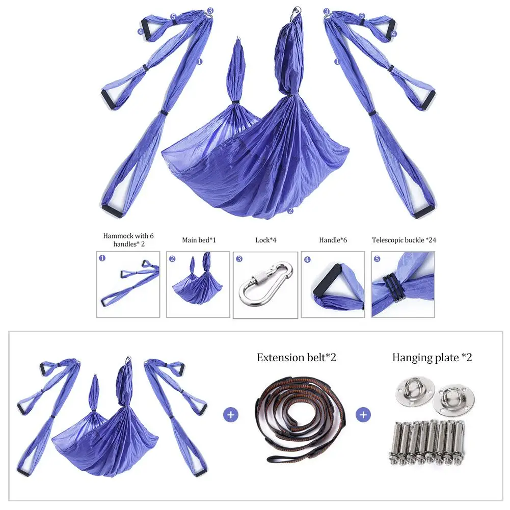 210 Т нейлон спиннинг Крытый разворот подвесной гамак для йоги открытый ультра сильный антигравитация качели фитнес интимные аксессуары