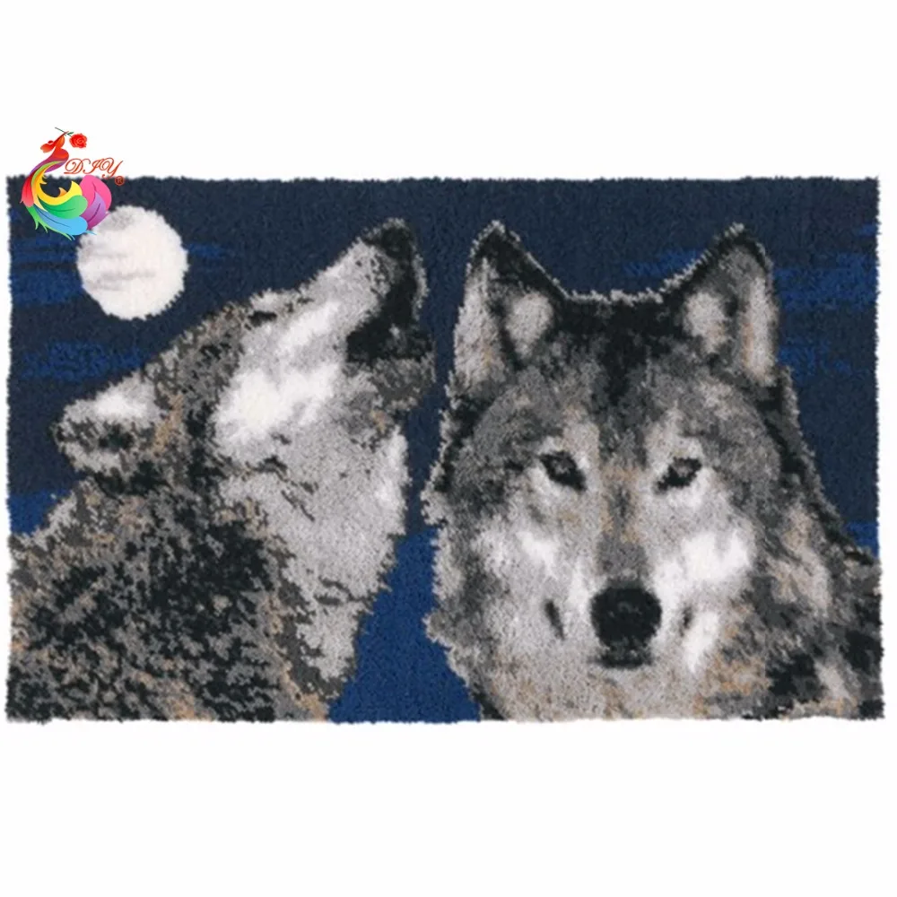 Best Price Latch Hook Kit Patchwork carpet Rug set of crochet hooks DIY Craft dog mats set of knitting needlesBig size100x63cm Best Price Latch Hook Kit Patchwork carpet Rug set of crochet hooks DIY Craft dog mats set of knitting needlesBig size100x63cm