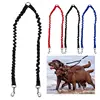 Pet Dog Coupler Leash Double Dog Walking Lead Bungee Elastic Two Dogs Leash Splitter ► Photo 1/6