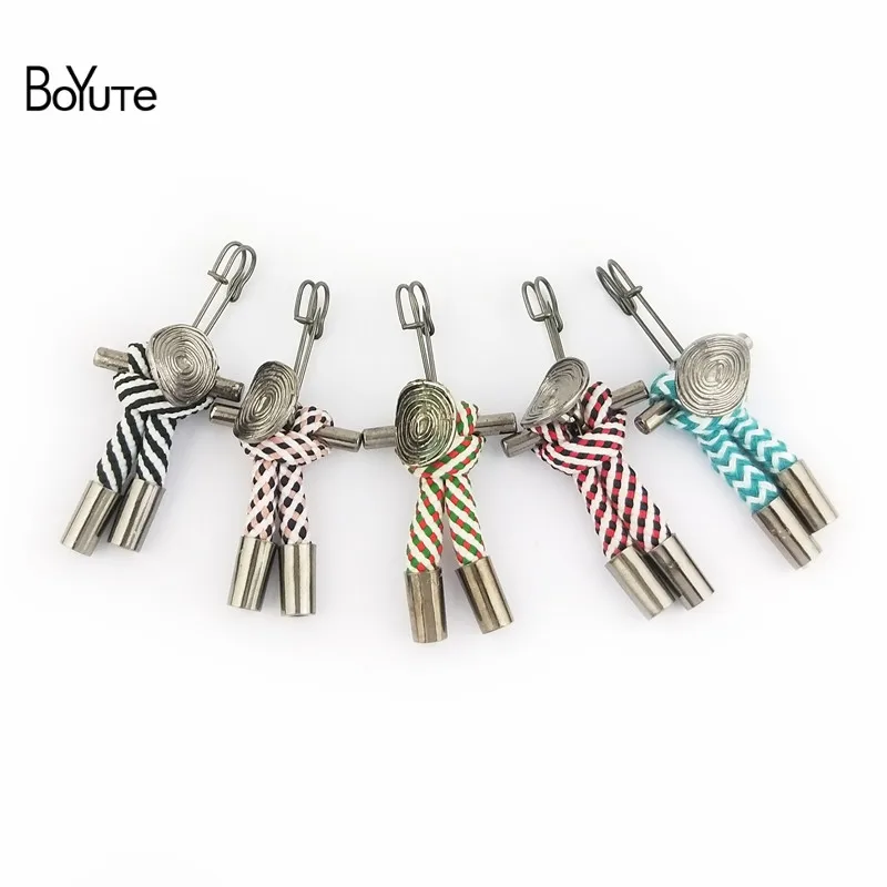 Boyute 5pcs 7*4.5cm Black Gun Plated Fashion Brooch Pins Men's Clothing