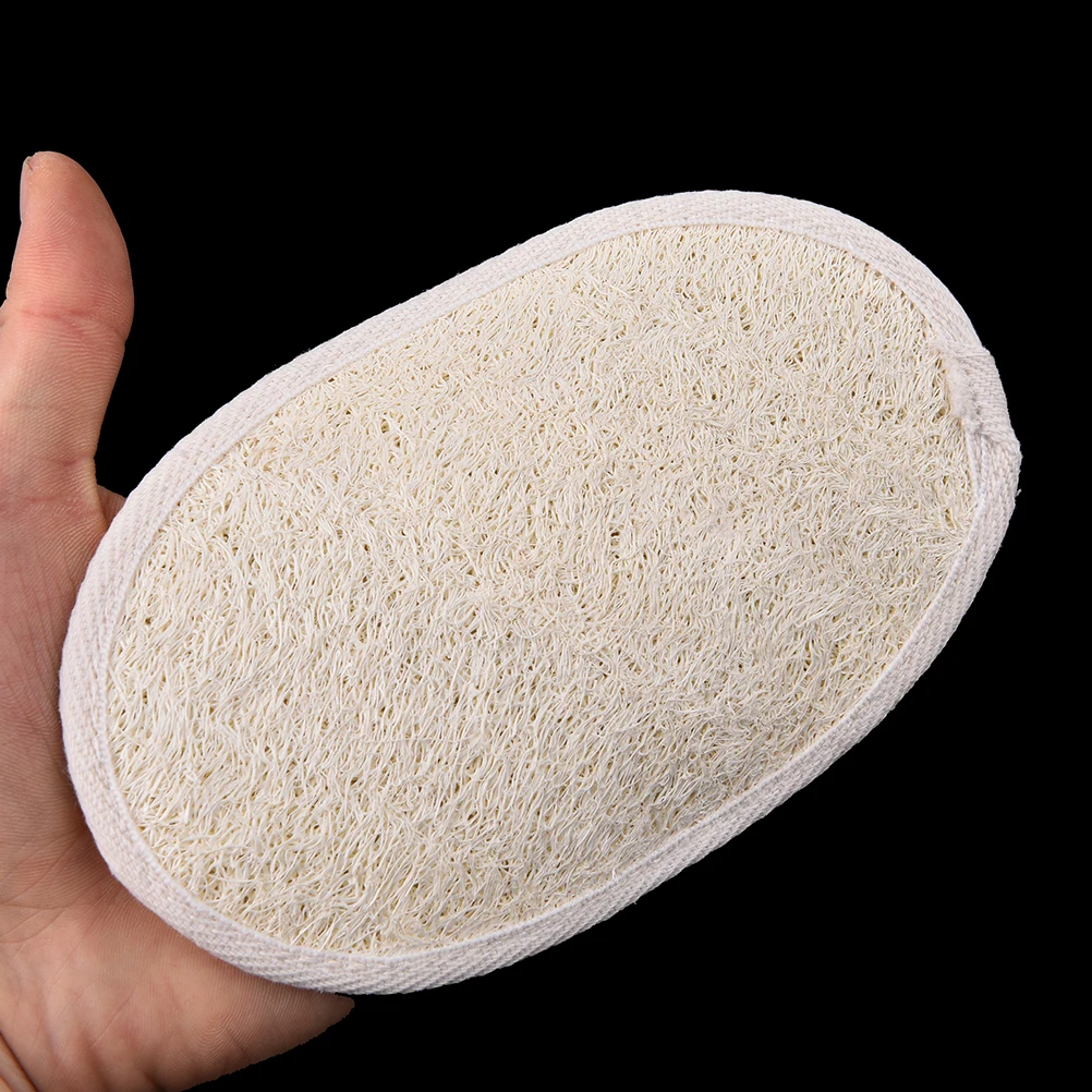 Soft Exfoliating Loofah Body Back Sponge Strap Handle Bath Shower
