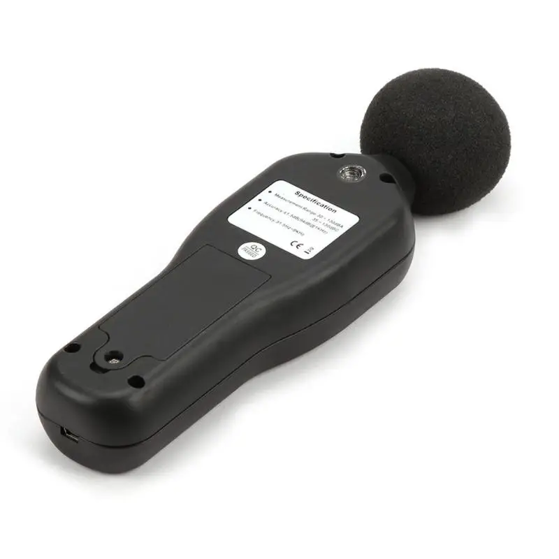 Измерительный инструмент для шума дБ 30-130дб мини аудио измеритель уровня звука децибел измеритель регистратор шум аудио детектор