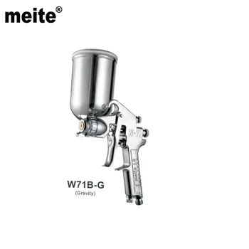 

Meite HVLP air spray gun W71B-G in 1.0 / 1.3 /1.5/1.8mm nozzle with 400CC cup for painting air sprayer new arrival Jun.14 update
