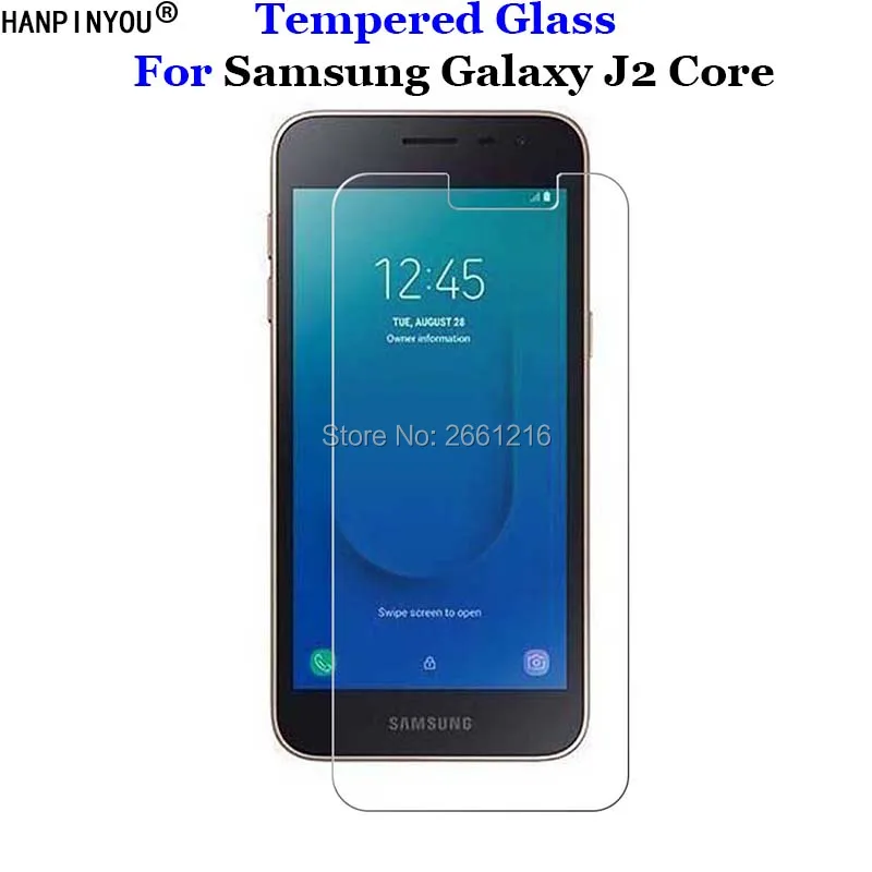 

For Samsung Galaxy J2Core Tempered Glass 9H 2.5D Premium Screen Protector Film For Samsung Galaxy J2 Core J260G 5.0"