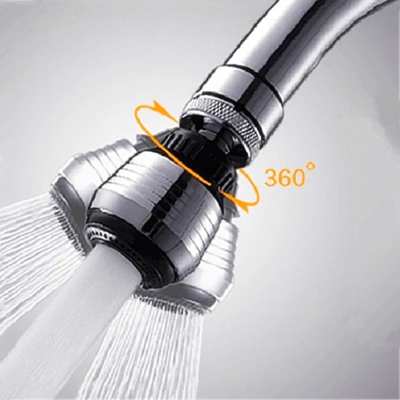 

360 Degree Water Bubbler Swivel Head Saving Tap Faucet Aerator Connector Diffuser Nozzle Filter Mesh Adapter Kitchen Accessories