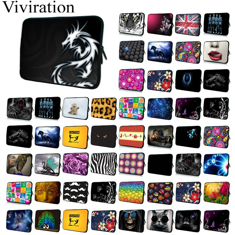 

Notebook Animal Prints Bags Protector Briefcase Nylon Pouch Shell Case Bag For Apple Macbook Pro IBM Lenovo 16.8 17 17.3 17.4 PC