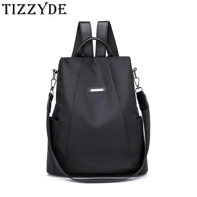 

Backpack Female 2019 Korean Casual Wild Fashion Travel Oxford Cloth Waterproof Backpack Travel Bag Security Convenient ZY0156