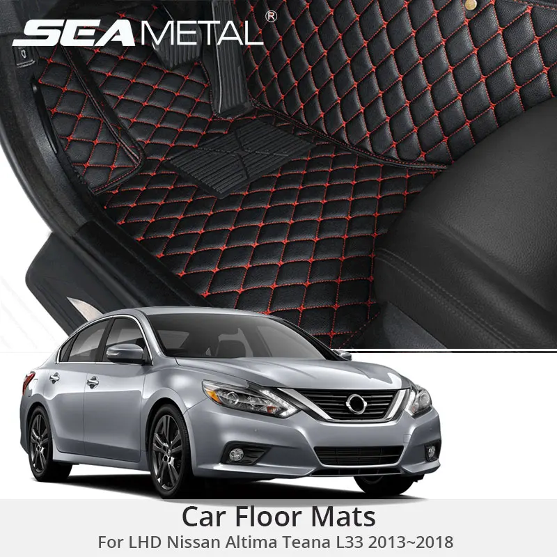 Для LHD Nissan Teana Altima L33 2017 2016 2015 2014 автомобильные коврики на заказ для интерьера