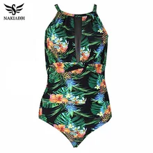 NAKIAEOI сдельный женский купальник купальный костюм с пуш-ап винтажный купальник монокини боди пляжная одежда купальники 14 цветов