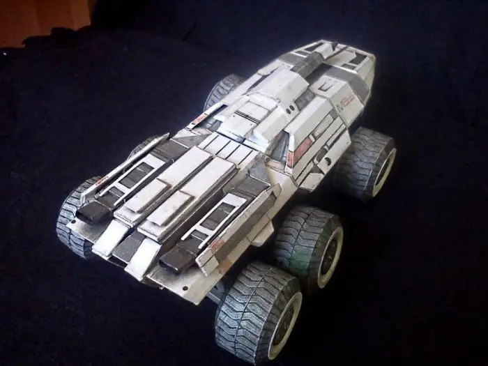 Mass Effect 3 полнопроходная 3D бумажная модель DIY