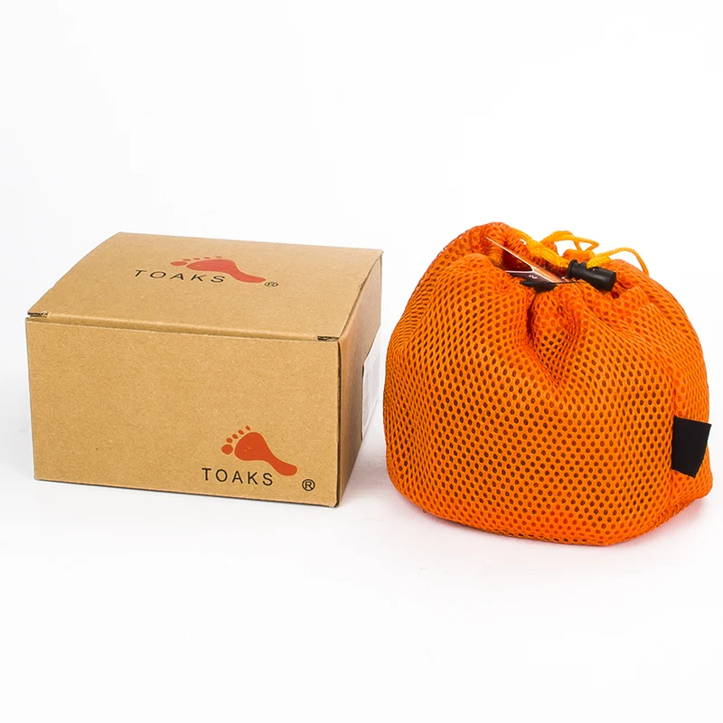 TOAKS al aire libre de 900 ml olla de cocina ollas Picnic ultraligero de titanio olla con tapa y manejar POT-900-D130