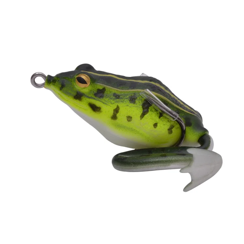 Topwater рыболовная Лягушка Мягкие Приманки резиновые силиконовые поддельные полые