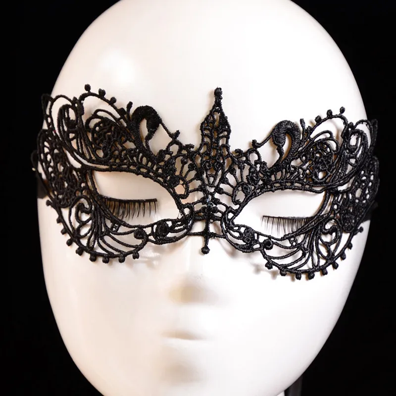 

New half face party mask Lace floral design sexy masquerade mask eye mask dance ball accessory lady princess style on sale