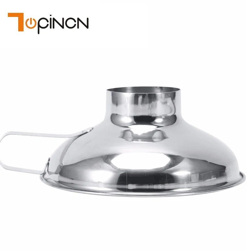 

Durable Stainless Steel Wide Mouth Canning Funnel Hopper Filter Kitchen Cooking Tools Gadgets S/L Sizes
