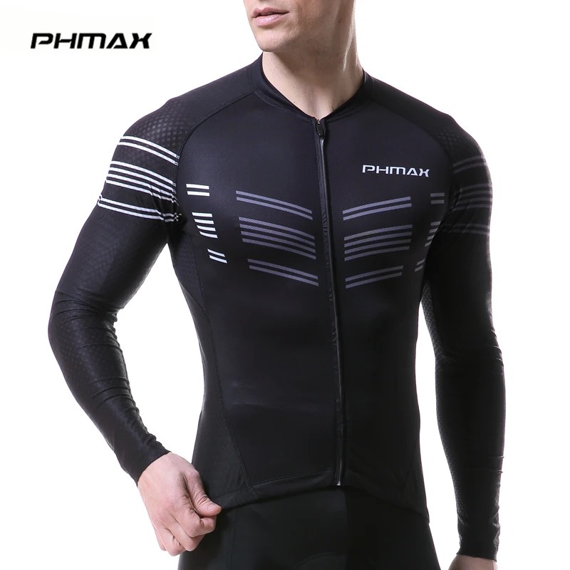 PHMAX 2019 100% полиэстер Майо Ropa Ciclismo горный велосипед Костюмы для костюм для езды на горном велосипеде с длинным рукавом Pro Велоспорт Джерси