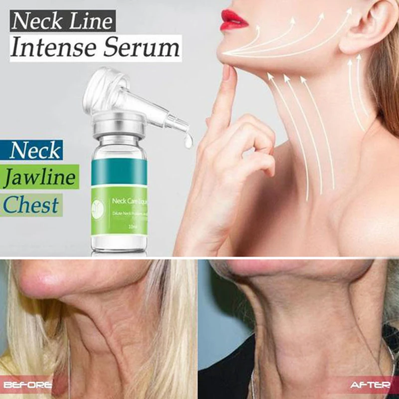 

Neck Line Jawline Intense Serum Anti Aging Retinol neck Serum for Wrinkles Fine Lines and Sensitive Skin 10ml drop shipping