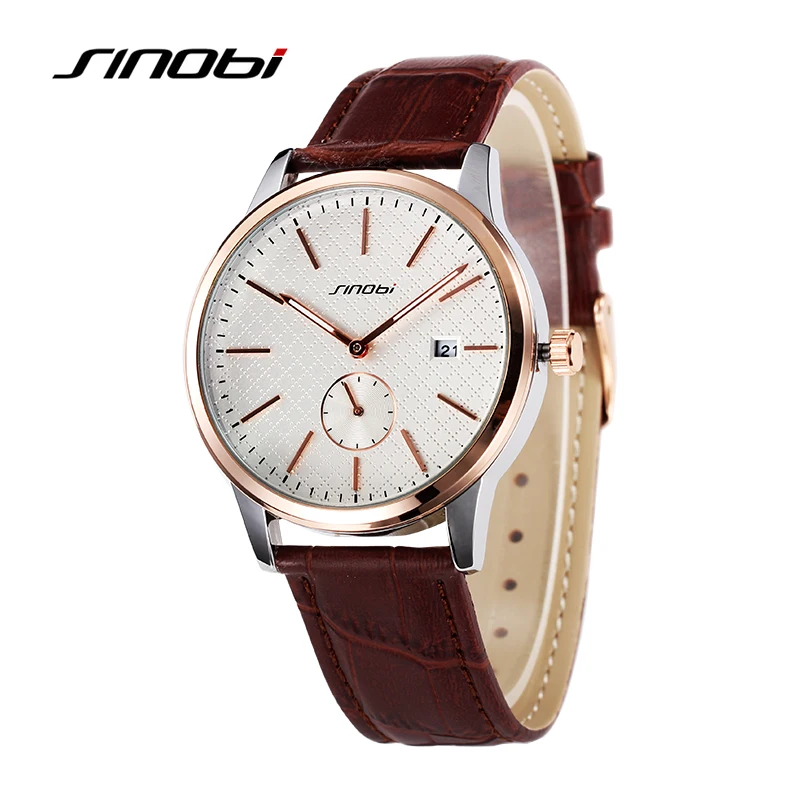 

Hot Sale Men's Watch SINOBI Luxury Brand Waterproof Watch Men Watch Clock Business Watches Reloj Hombre erkek kol saati