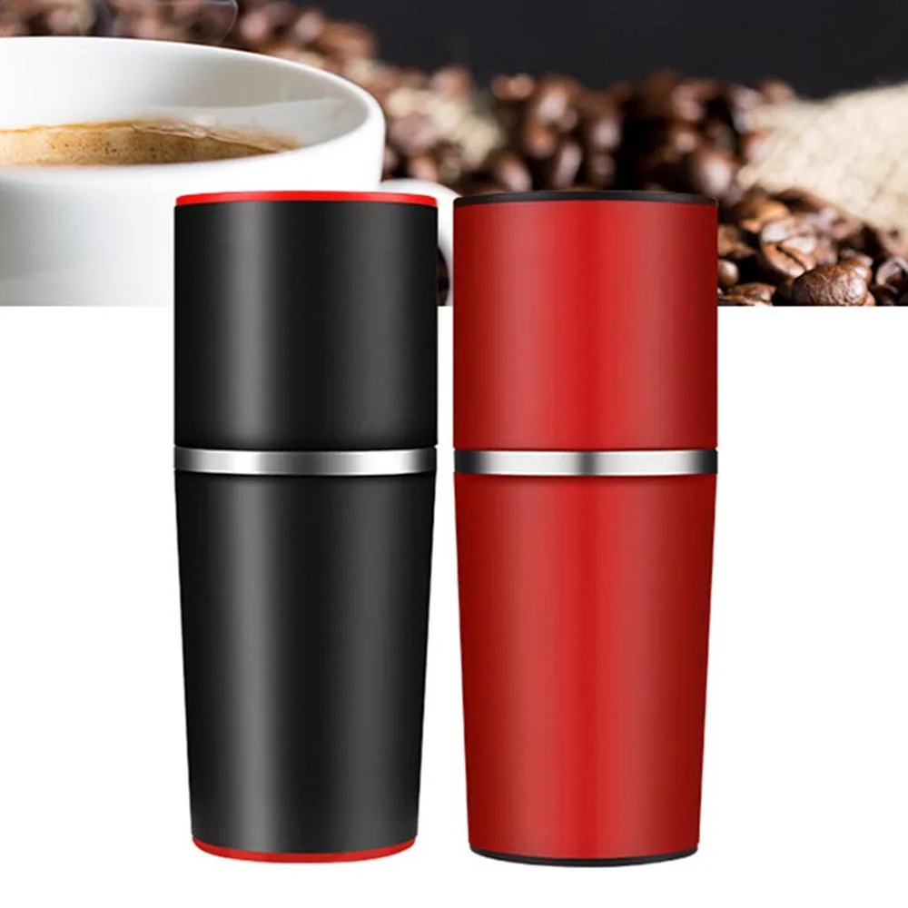 Manual Coffee Maker Hand Pressure Portable Espresso Machine Coffee Pressing Bottle Pot Coffee Tool for Outdoor Travel Use