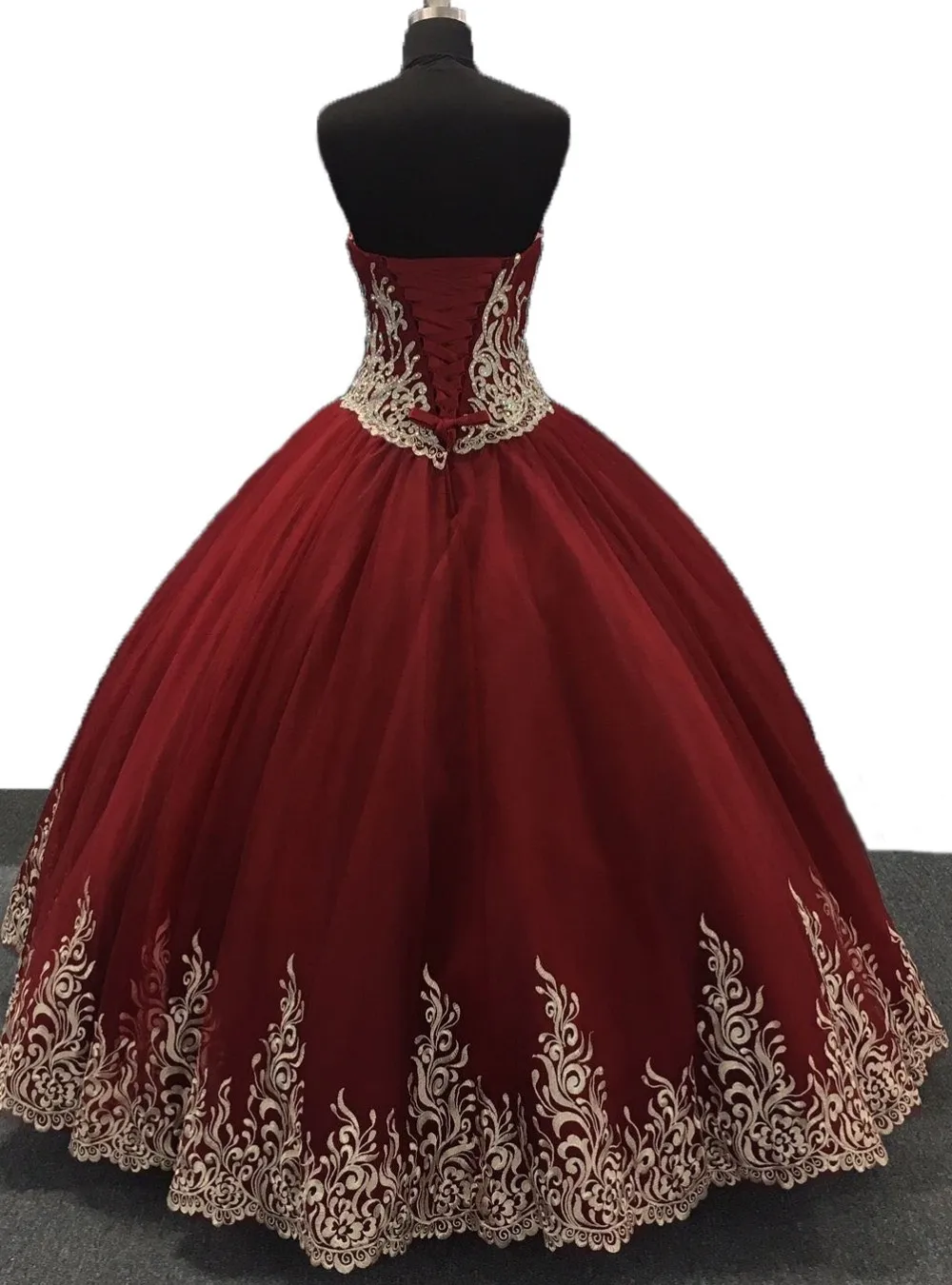 Quinceanera Dresses Sweetheart Ball Gown for 15 Years Tulle with Silver Embroidery Long Prom Dress New Actual Images