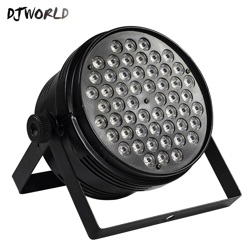 

2PCS Aluminum Alloy Black LED Par 54x4W Cool And Warm Power Con Plug DMX512 Stage Effect Lighting Good For Disco DJ Party