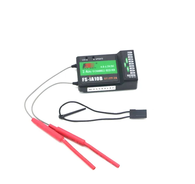 Flysky-receptor de FS-IA10B FS IA10B 10ch Original para transmisor, FS-I10, FPV, helicóptero, avión, Quadcopter, Dron, 1 Uds. Flysky-receptor de FS-IA10B FS IA10B 10ch Original para transmisor, FS-I10, FPV, helicóptero, avión, Quadcopter, Dron, 1 Uds.
