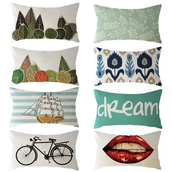 

New hot linen pillowcase 30 * 50cm pillowcase cushion cushion pillowcase household items_ Z210