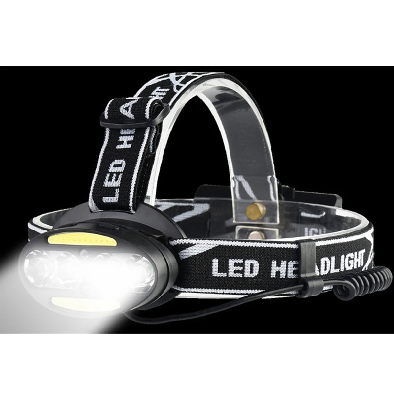 Фар индукции светодиодный USB Перезаряжаемые Фонари налобный фонарь светодиодный голова работает свет LB88