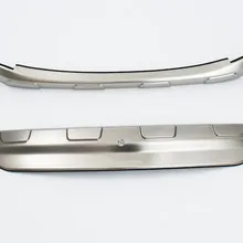 2 шт./компл. из нержавеющей стали передний и задний бампер протектор опорная плита крышка для Mazda CX-5 CX5 год 2012 2013
