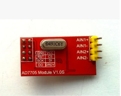 AD7705 двойной 16 битный ADC модуль сбора данных с входным коэффициентом усиления