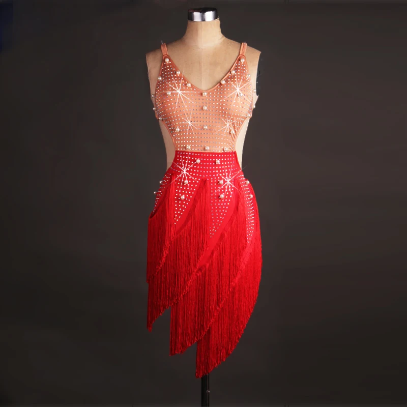 

fringe latin dance competition dresses sexy latin dance dress for women girl tango samba rumba latin dance costumes girl women