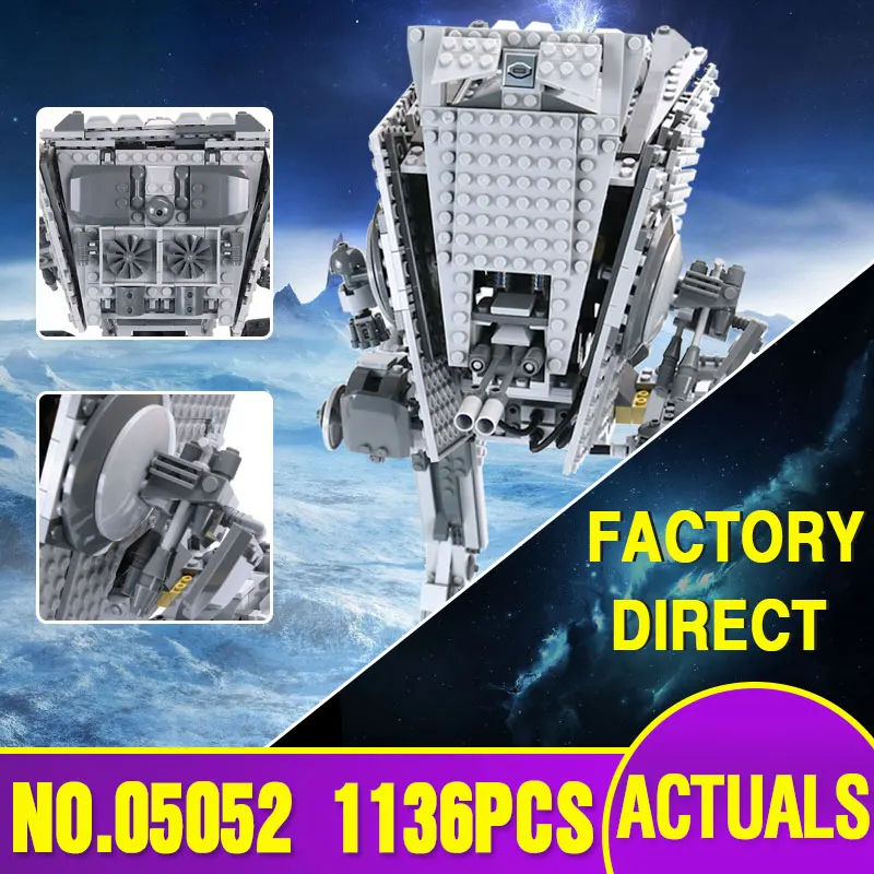 

FANKE Model Building Kits Blocks Hobbies Model Kit Toys for children Compatible Lego Lepin L05052 1136PCS Spaceship M