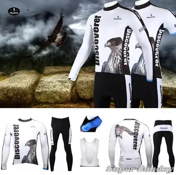 

Team Spring Cycling Jersey Autumn Cycling Clothing Long Sleeve Bike Jerseys Men's Winter Fleece Racing Wear Free Shipping