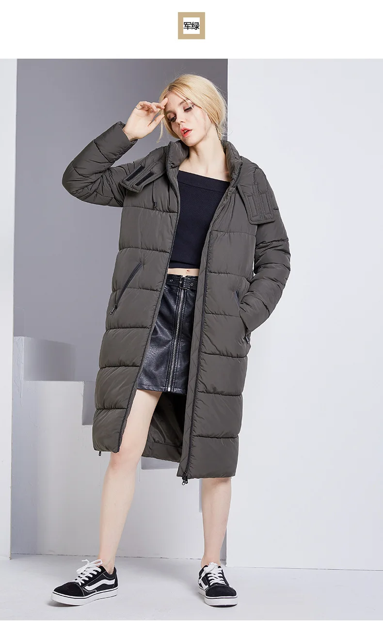Бренд Bootyjeans, женская зимняя супер Теплая стеганая куртка из хлопка, сохраняющая тепло, уплотненное пальто с капюшоном, верхняя одежда для женщин