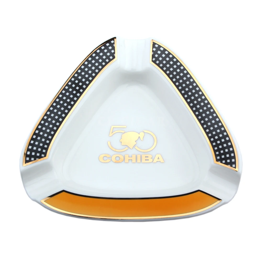 Buy COHIBA Ashtray 50th Anniversary Ceramic Cigarette