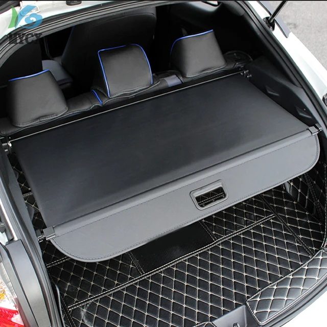 Car Styling! Black Car Rear Cargo Cover Trunk Shield Security